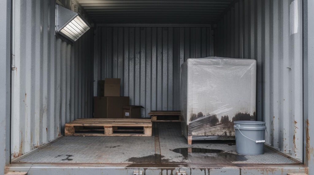 Un container de stockage est-il humide ? Ce qu’il faut savoir avant de louer