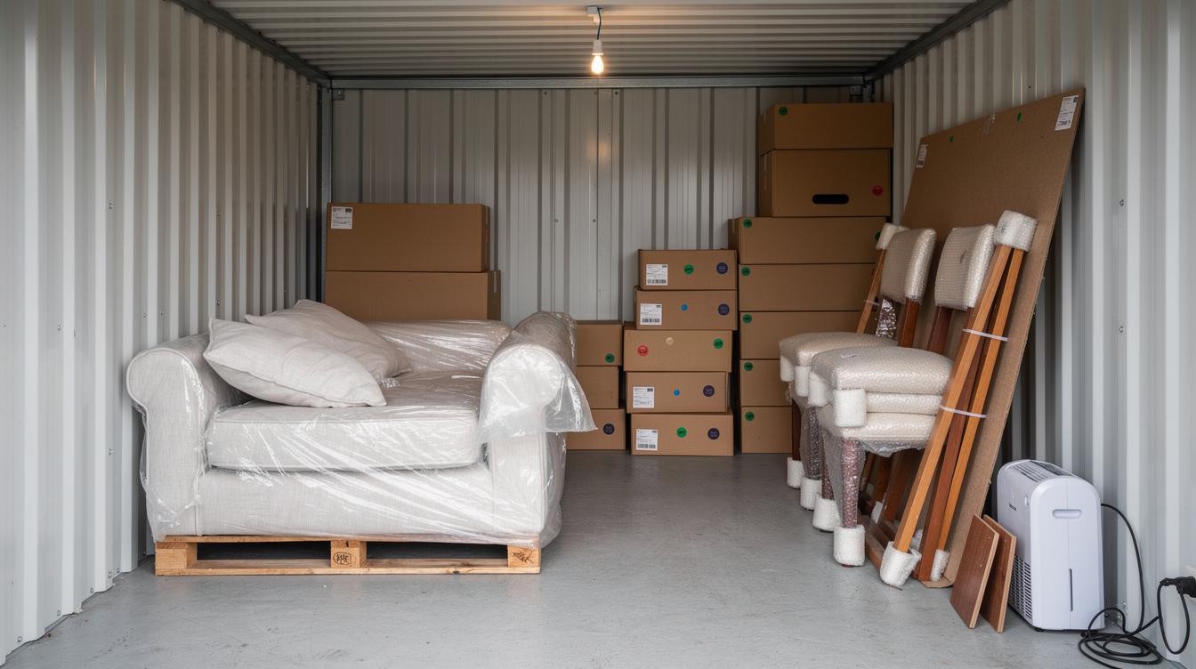 protéger meubles box stockage